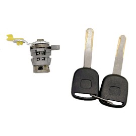 Well Auto Door Lock Cylinder Driver Side Door -Tumbler with 2 Key Compatible with 2003 2004 2005 Civic 2003 2004 Odyssey 72146-S0X-A51 72146-S5A-A11 72146S0XA51 72146S5AA11