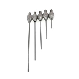 SUXING Measuring inserts for dial indicators, measuring insert steel diameter 1 mm, pin length 10/20/30/40/50 mm, thread M2.5, pin