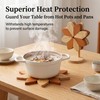 ZHMUZ Windmill Design Trivets for Kitchen Worktops 23cm(6 Inches) Diameter