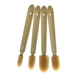 4 Pieces Caulk Remover Sealant Finishing Tool Bamboo Handle Caulking Tool Glass Glue Remover for Window, Bathroom, Kitchen