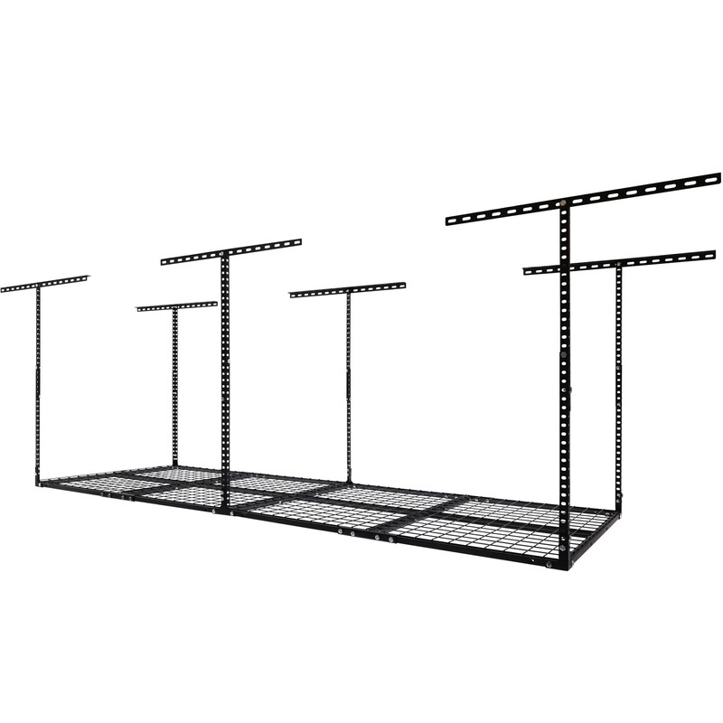 Soywey 3 x 8FT Overhead Garage Storage Rack, Adjustable Ceiling