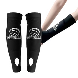 1 Pair of Volleyball Arm Protectors, Accessories, Forearm Protectors, Forearm Protectors with Non-Slip Protective Padding, and Thumb Hole, Volleyball Sleeves, Arm Protection, Sleeves Accessories, for