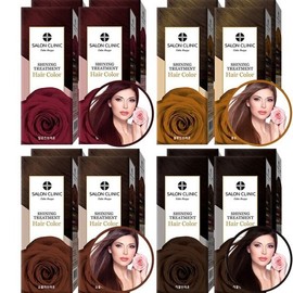 Salon Clinic Self-Dyeing Hypoallergenic Gray Hair Cover (4 sets) Choose 1 of 4 / 살롱클리닉 셀프 염색약 저자극 새치 커버 (4세트) 4종 택1