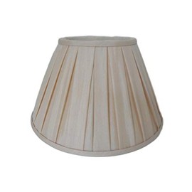 Enya 14" Cream Box Pleated Lampshade