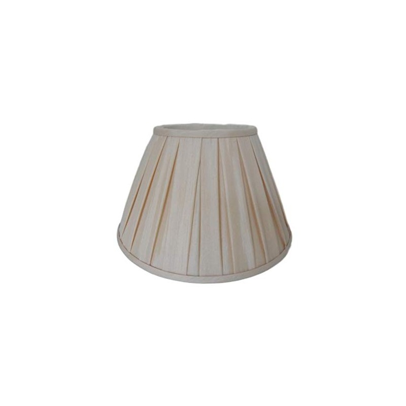 Enya 14" Cream Box Pleated Lampshade