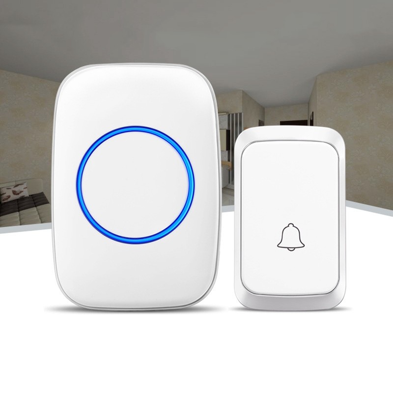 Smart Wireless Doorbell Waterproof Strong Penetration Security Doorbell for Home