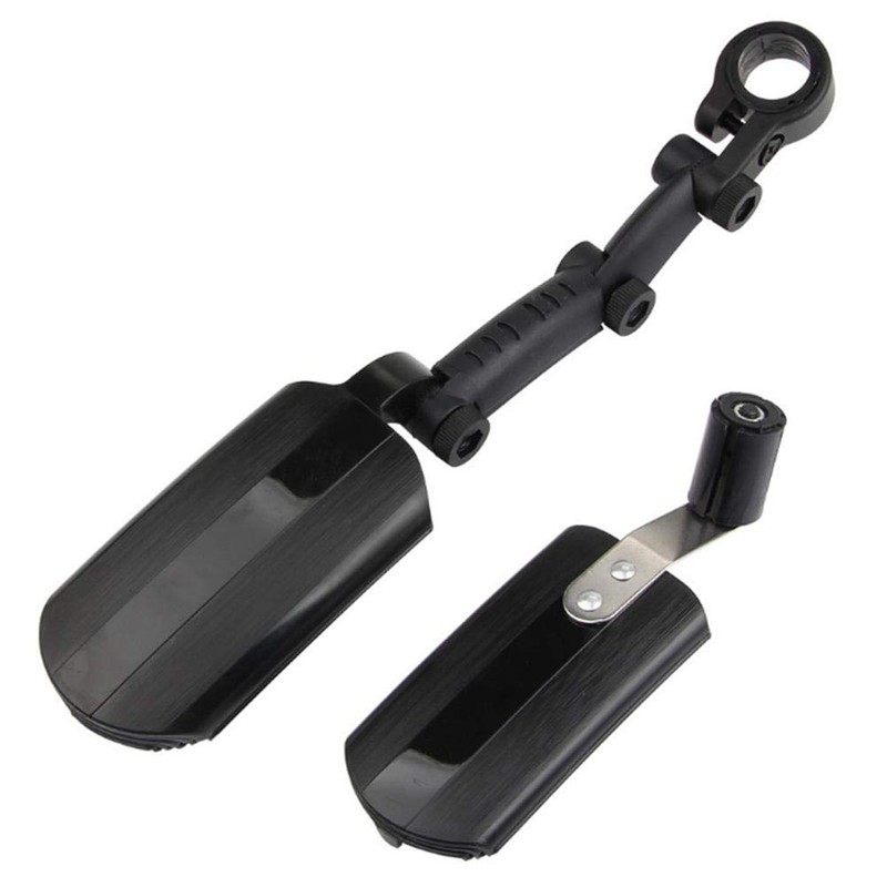 Alomejor Telescopic Folding Bike Mudguard Set Plastic Outdoor Mudguard Bicycle