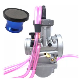 YJGZSVK 36mm PWK Carburetor & Blue Air Filter for Yamaha YZ125 YFZ350 YZ250 2001 2002 2003 2004 2005 Carb Dirt Bike Quad ATV
