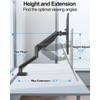 Single Monitor Arm Fits up to 32 Inch, Desk Mount