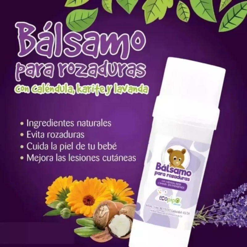Kit Bolsas Para Pañales Ecológicos + Detergente + Bálsamo