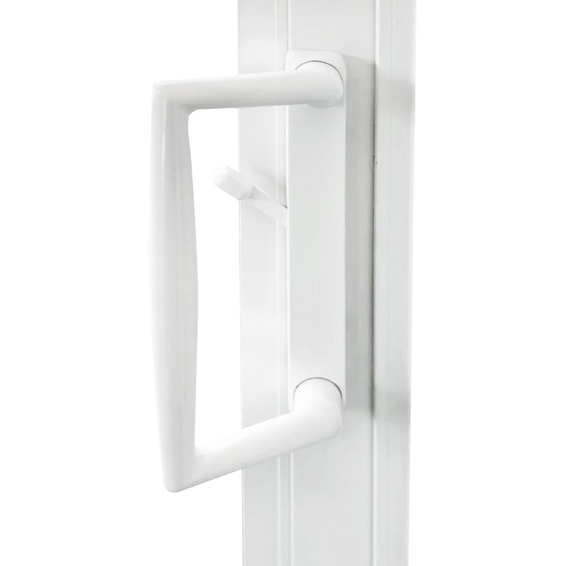 9" White PGT Sliding Glass Patio Door Surface Mount Handle