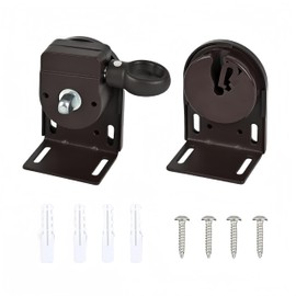 Generic Shade Cordless Bracket for Coolaroo Outdoor Exterior Roller Blind, Indoor and Outdoor Roller Shade(Cordless Bracket,Brown)