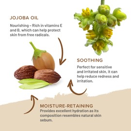 Aromama - Jojoba Oil 50ml - For Skin and Hair - Fast Absorbing - Sensitive Skin, Dry Hair, Stretch Marks, Makeup Cleanser, Face Massage, Moisturiser, Aromatherapy