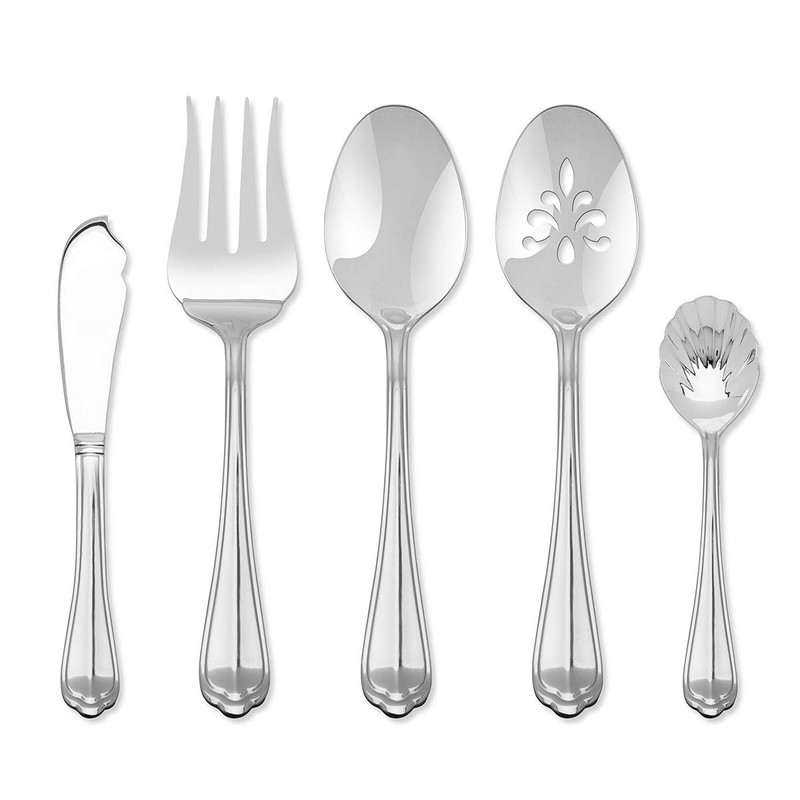 Hampton Forge Brooke 54 Piece Flatware Set with Wood Chest