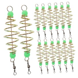 Generic 36 PCS Luminous Fishing Lure Cage Durable Carbon Steel Bait Trap for Carp Feeding Easy to Use Fishing Trap Basket