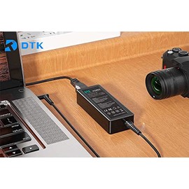 DTK Cargador de alimentación para portátil 19 V 4,74 A 90 W, conector 5,5 mm x 2,5 mm, compatible con Toshiba y otros modelos
