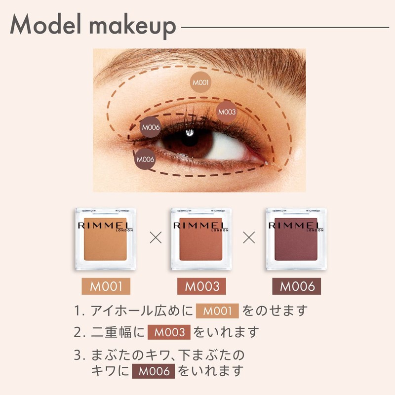 Rimmel Wonder Cube Eye Shadow Powder M001 Butter Cube, 0.05