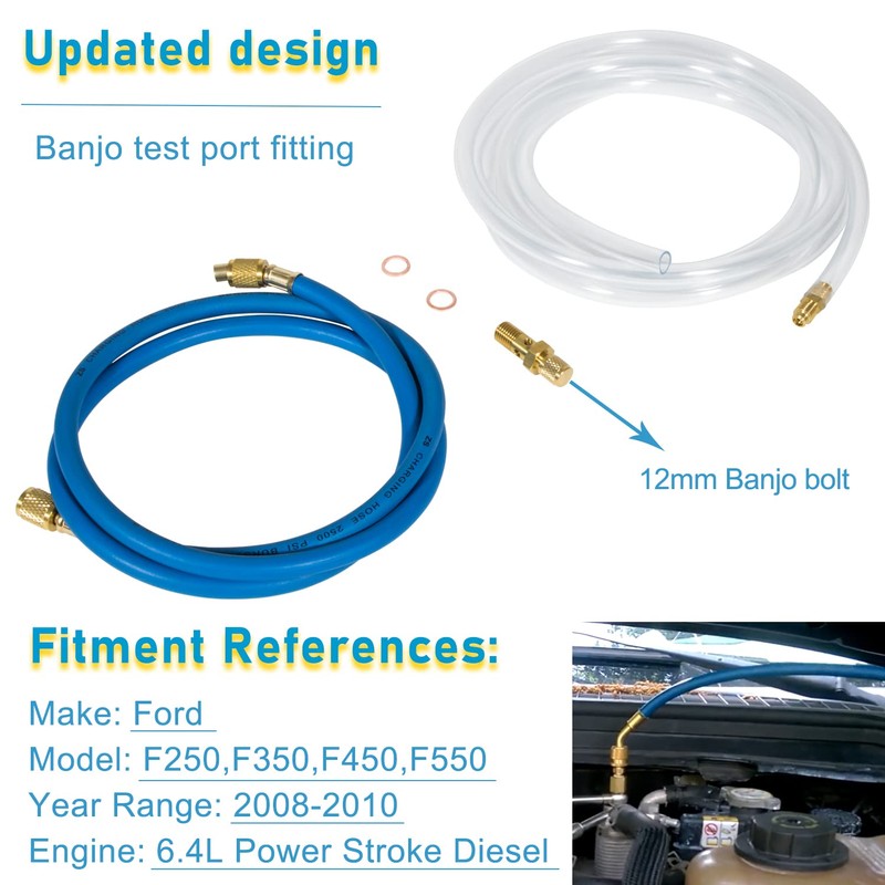 Fuel Filter Air Bleeder Service Kit For 2008 2009 2010
