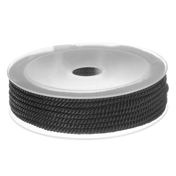 HARFINGTON Twisted Nylon Twine Thread Beading Cord 3mm 7M/23 Feet