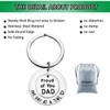 Sobriety Dad Keyring Gifts Father's Day Inspirational Keychain Gift for