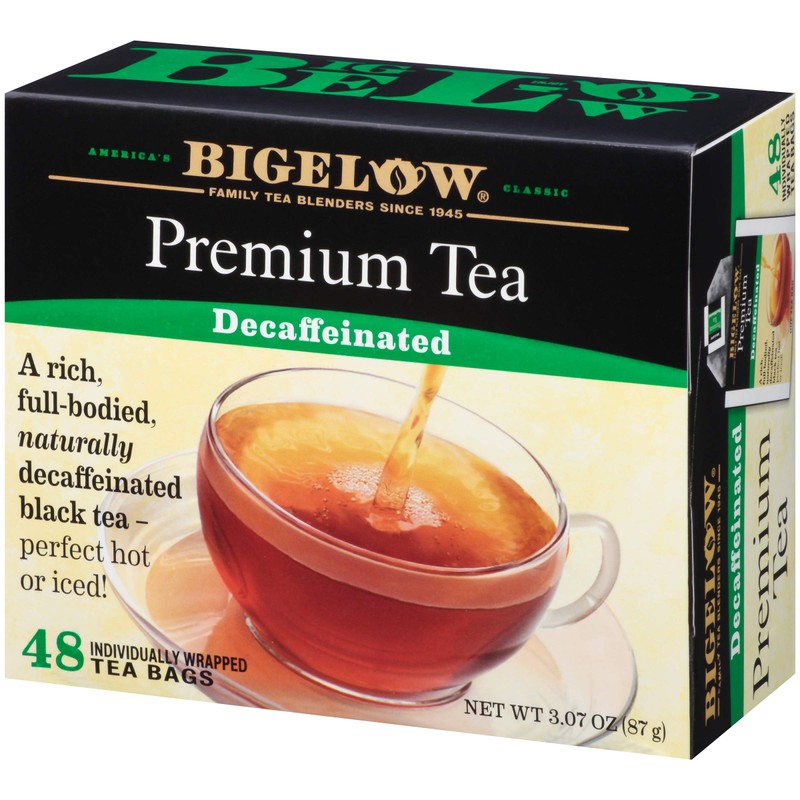 Bigelow 48 Count Premium Decaffeinated Blend Black Tea, Contains 48
