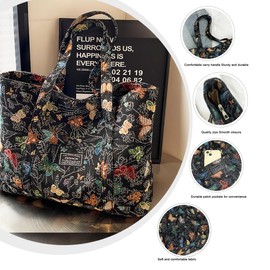 Nevecover Handtasche Damen Hohes Volumen Umhängetasche Damen Wasserdicht Groß Shopper Tasche Damen mit Reißverschluss für Arbeit Büro Reisen Einkaufen Schule und Alltag - Schwarz