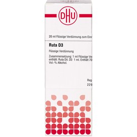 DHU Ruta D3 Dilution 20ml Solution