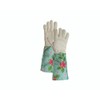 Leather Pro's Gauntlet Gardening Gloves, Medium
