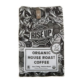 Organic House Roast, Certified Fair Trade Organic Coffee, 12 oz, Whole Bean (Organic House)