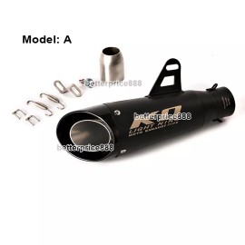 Unbranded Universal Motorcycle Dirt Bike Exhaust Pipe Slip On 51mm Muffler Tips Escape