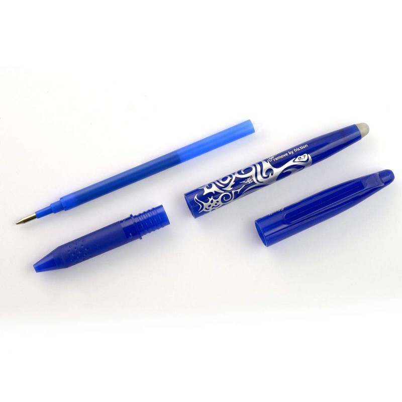 Pilot Frixion Erasable Rollerball 0.7mm Tip, 2 Blue/1 Red/1 Green/1