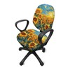 ELEDIZI Office Chair Cover Van Gogh Sunflower Desk Chair Cover