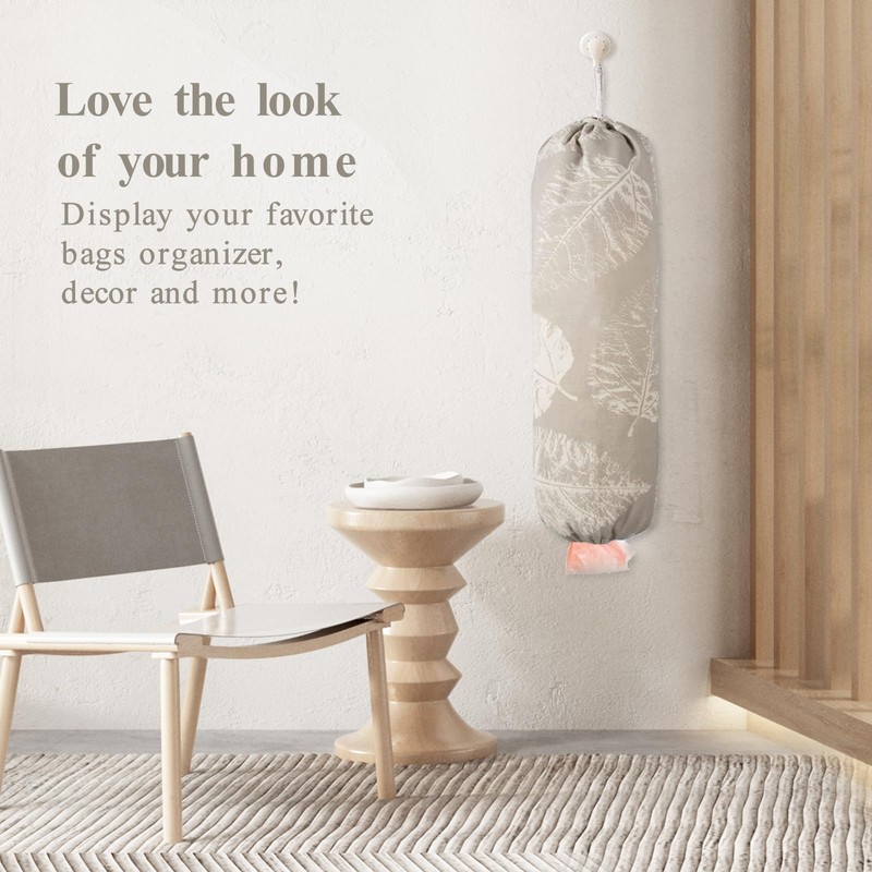 TOGETRUE Plastic Bag Holder, Wall Mount Plastic Bag Organizer Dispenser,
