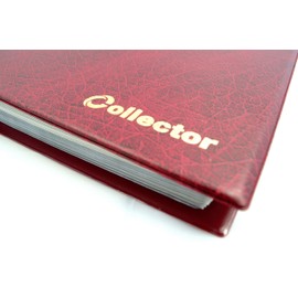 COLLECTOR Banknotes Album Folder Book Notes Banknote with 10 Pages and 10 Dividers - Very Big Capacity - RED