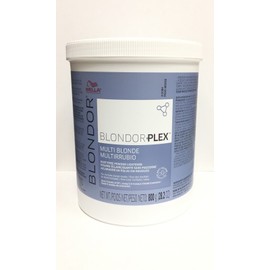 Wella Blondor Plex Multi Blond Powder Lightener, 28.2 oz (White Packaging)