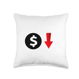 Dollar Devaluation - Economic Truth Awareness Throw Pillow