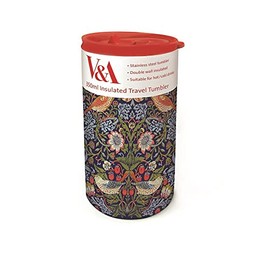 Museums & Galleries V&A Strawberry Thief Stainless Steel Insulated Travel Tumbler