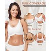 WOWENY Women's Bra Without Underwire Padded Non-Wired Bra Push Up