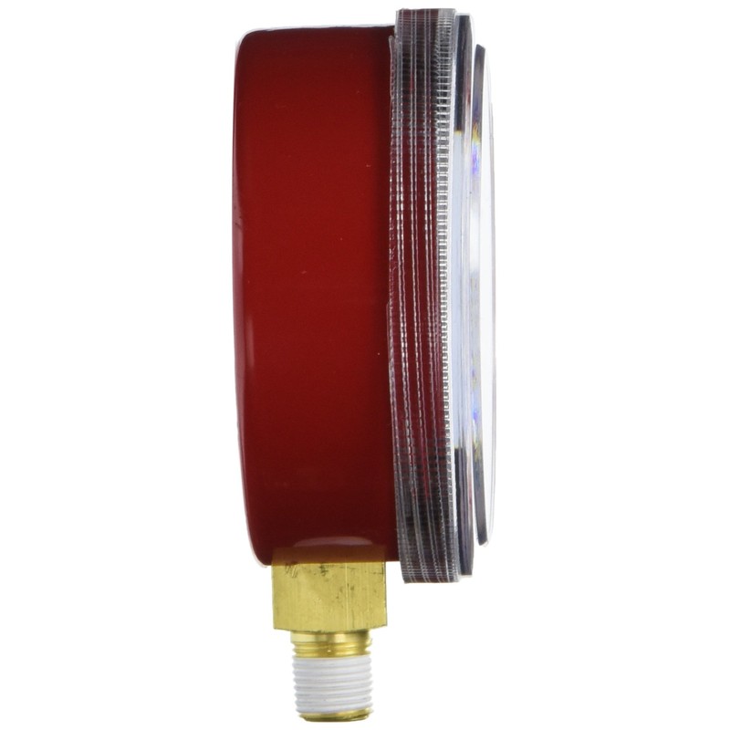 Yellow Jacket 49035 Gauge (Degrees F), 2-1/2", Red Pressure, 0-800