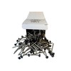 40mm Poly Top Pins / Nails (Pack of 250) Stainless