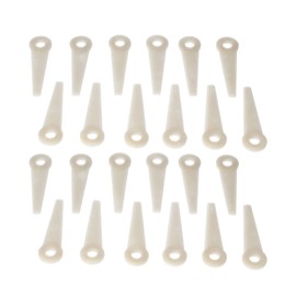 Yosoo Health Gear 24 Piece Polycut Poly Cut Blade Replacement Part for Trimmer 4111-007-1001, Replace Edge Hole, Plastic Cutting Blade Lawn Mower Head