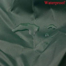 BOSKING Patio Table Tennis Table Cover 210D Waterproof Indoor Outdoor Foldable Ping Pong Table Protector Dust Covers for Table Tennis Tables (Green)