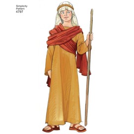 Simplicity 4797 Historical and Biblical Costume for Boys and Girls by Andrea Schewe, Sizes A (S-L)