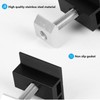 Copgge 12 Pack Solar Panel Middle Clamp Aluminium 30mm Solar