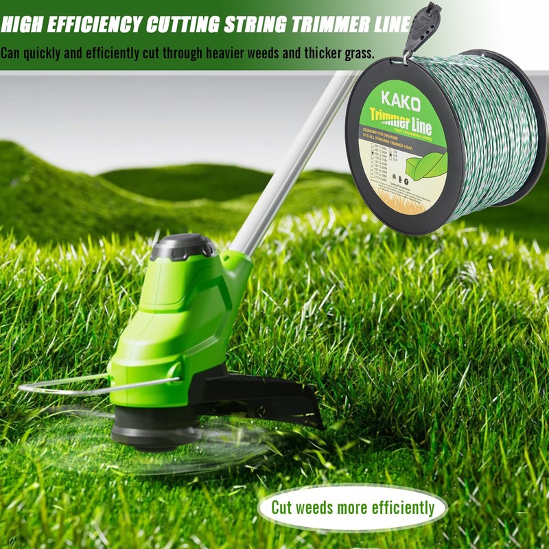 KAKO 095 Trimmer Line Twisted, String Trimmer line .095 Twisted,