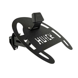 HUCK Helmet Stand Garage Organizer Wall Mount Rack for Motorcycle Helmets, Hats, Coats (Basic, Black)