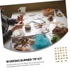 Gatuida 1 Set Alphabet Wood Burning Tip Set DIY Pyrography