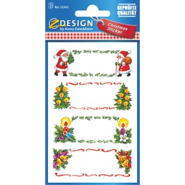Avery Zweckform 52771 Christmas Stickers, Pack of 36 Stickers