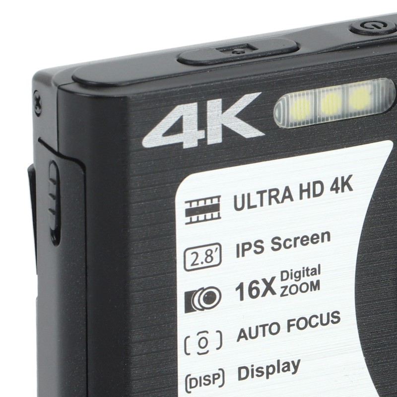 4K Digital Camera 48MP 2.8 Inch 16X Digital Zoom Portable