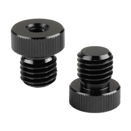 CAMVATE M12 Male to 1/4"-20 Female Thread Adapter for 15 mm Rod Plug (Pack of 2)